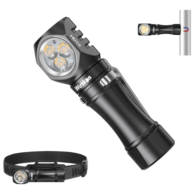 Rechargeable 1200 Lumens Small Led Flashlight With Magnet 1