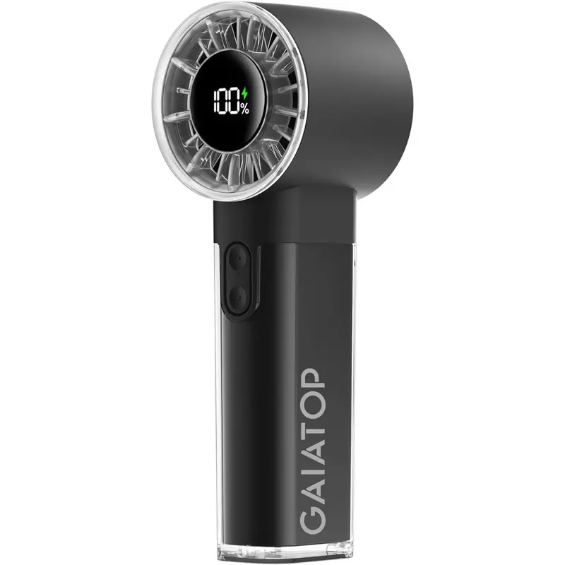Rechargeable Portable Handheld Turbo Fan W/ 4800Mah Battery (Various) 1