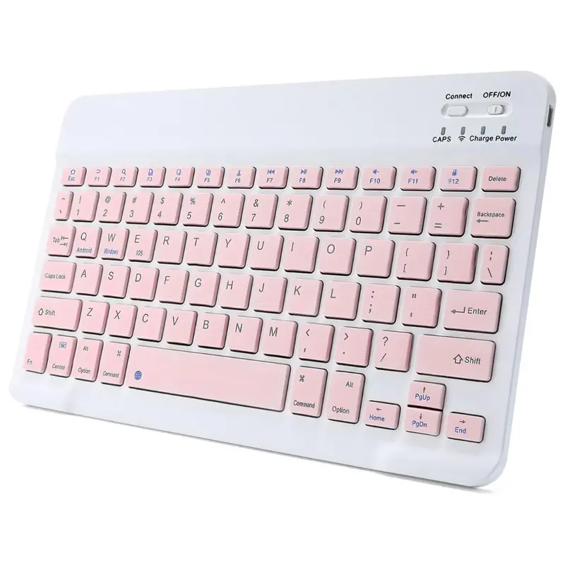 Rechargeable Slim Portable Bluetooth Keyboard 1