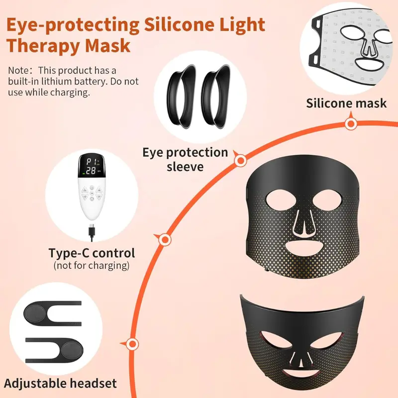 Red Light Face Mask Led 660Nm 850Nm Infrared Therapy 1