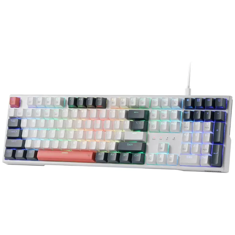 Redragon K668 108-Keys Wired Rgb Mechanical Gaming Keyboard 1