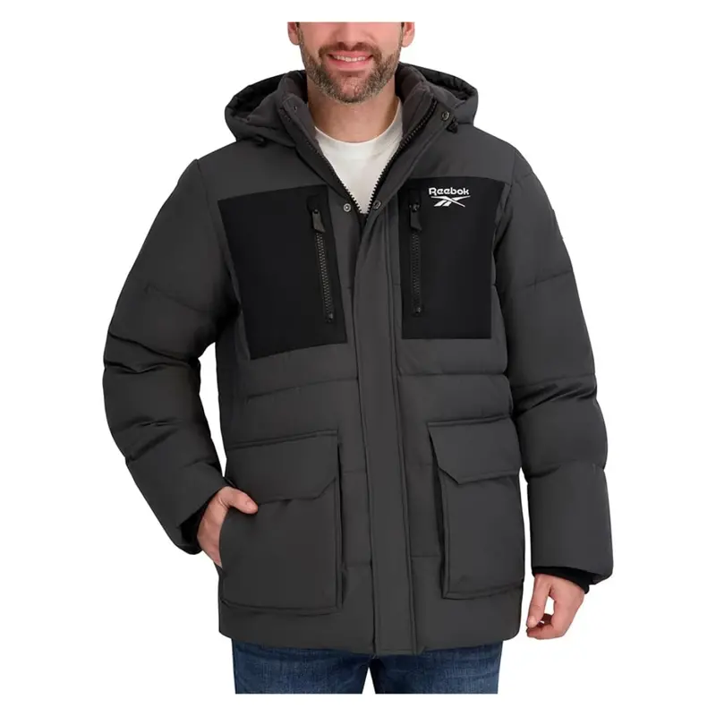 Reebok Men's Puffer Parka Heavyweight Jacket 1