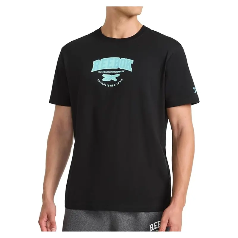Reebok Men's Standard Fit Crewneck Graphic Crewneck T-Shirt 1