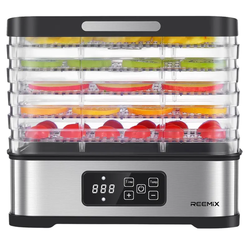 Reemix 5-Tier 250W Compact Food Dehydrator 1