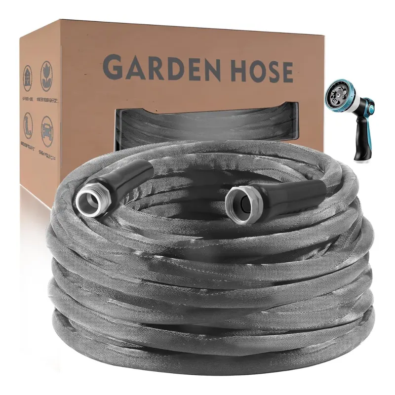 Relxitl 100Ft Garden Hose With 10 Function Hose Nozzle 1