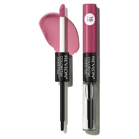 Revlon Colorstay Overtime Liquid Lipstick & Clear Gloss 1