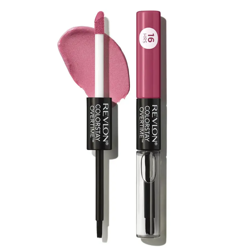 Revlon Colorstay Overtime Liquid Lipstick With Clear Lip Gloss & Vitamin E (0.07 Oz) 1