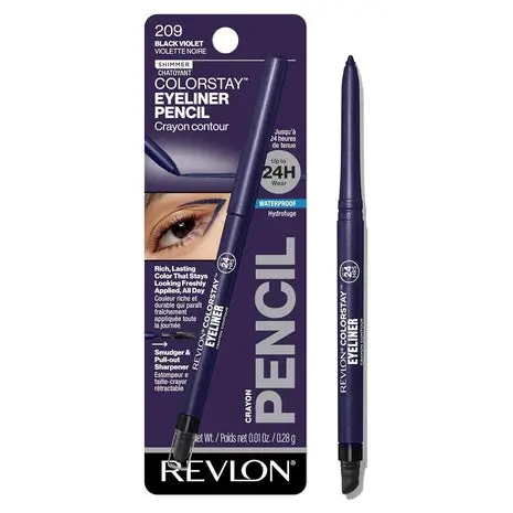 Revlon Colorstay Pencil Waterproof Eyeliner With Built-In Sharpener 1