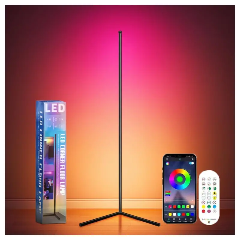 Rgb Led Corner Smart Music Sync Floor Lamp 1