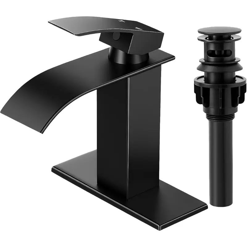 Rndiozd Waterfall Bathroom Sink Faucet 1