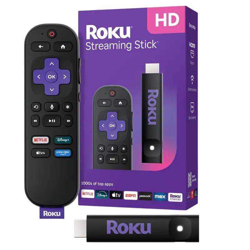 Roku Hd Streaming Stick For Tv With Voice Remote (2025) 1