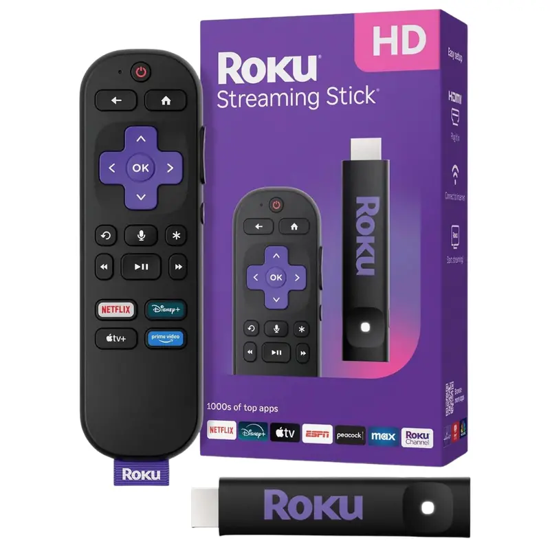 Roku Hd Streaming Stick For Tv With Voice Remote (2025) 1