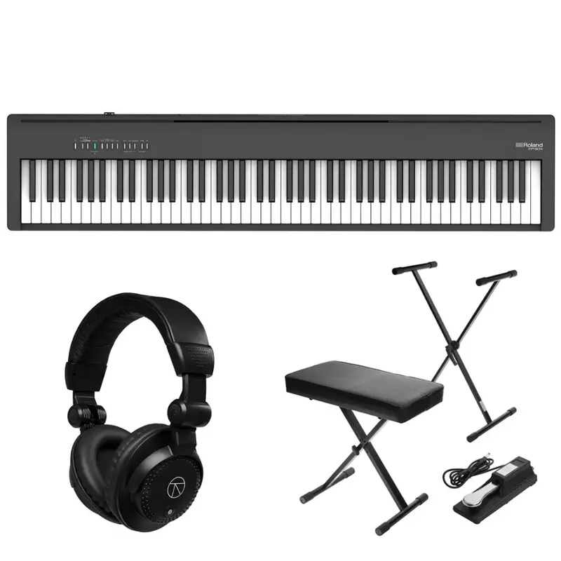 Roland Fp-30X 88-Key Digital Piano Bundle 1