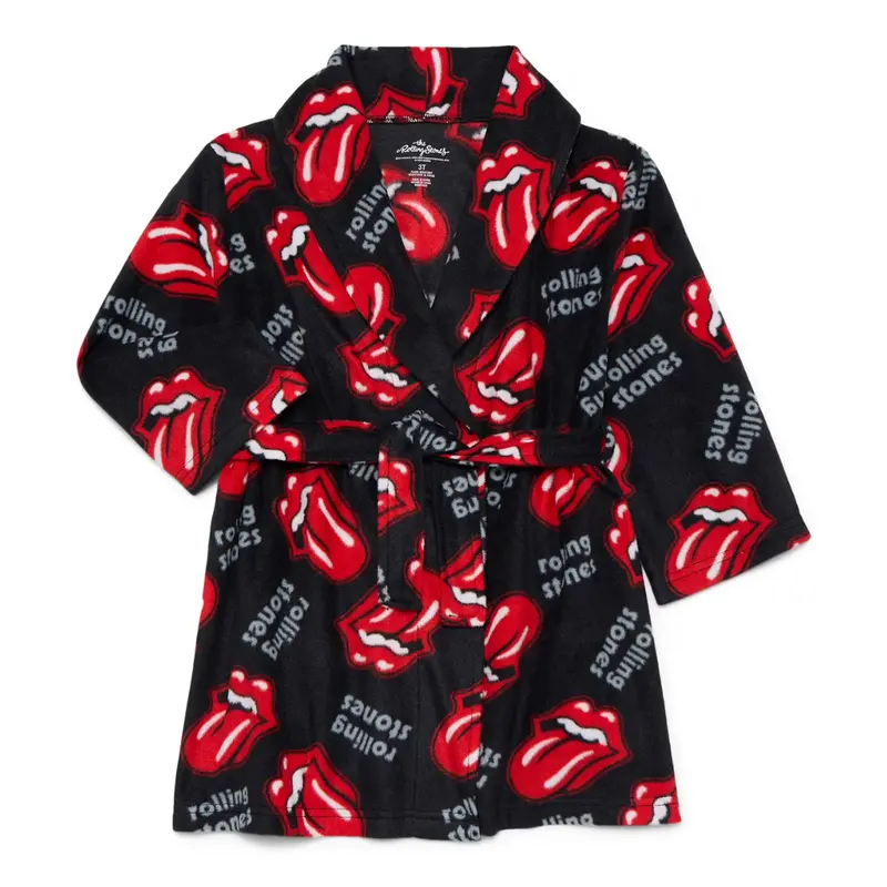Rolling Stones Toddler Boys Or Girls Fleece Bathrobe Pajamas 1
