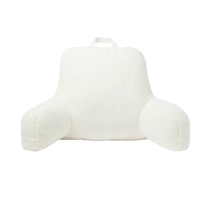 Room Essentials Faux Shearling Bed Rest Pillow 1