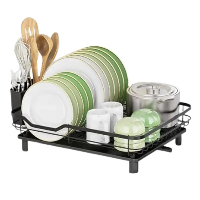 Rottogoon 16.2"L X 12.6"W Stainless Steel Rustproof Dish Rack 1