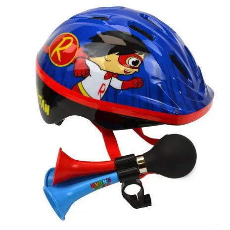 Ryan’S World Little Kids Bike Helmet With Triple Horn 1