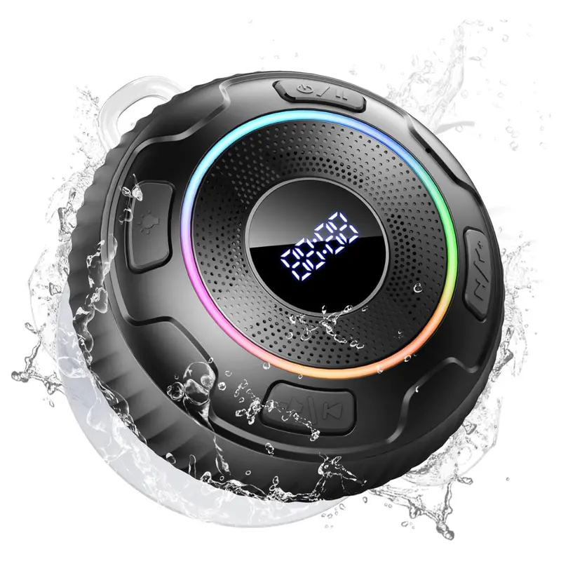 S5 Portable Ipx7 Waterproof Bluetooth Shower Speaker 1