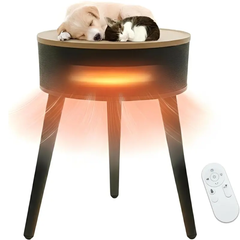 Sagenest 1500W Ptc Ceramic Space Heater Side Table 1