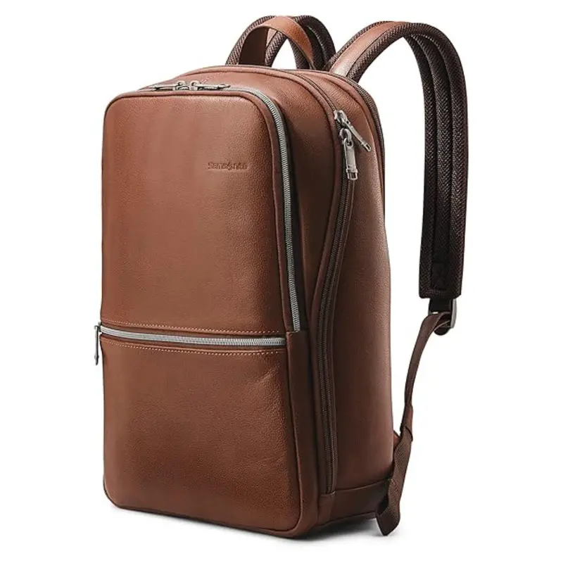Samsonite Classic Leather Slim Backpack 1