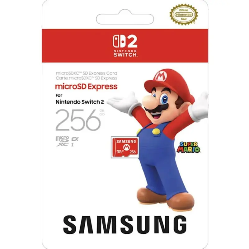 Samsung 256Gb Microsd Express Card For Nintendo Switch 2 1