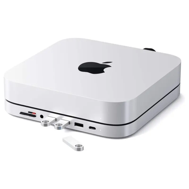 Satechi Usb-C Stand & Hub For Mac Mini M2/M1 (2 Colors) 1
