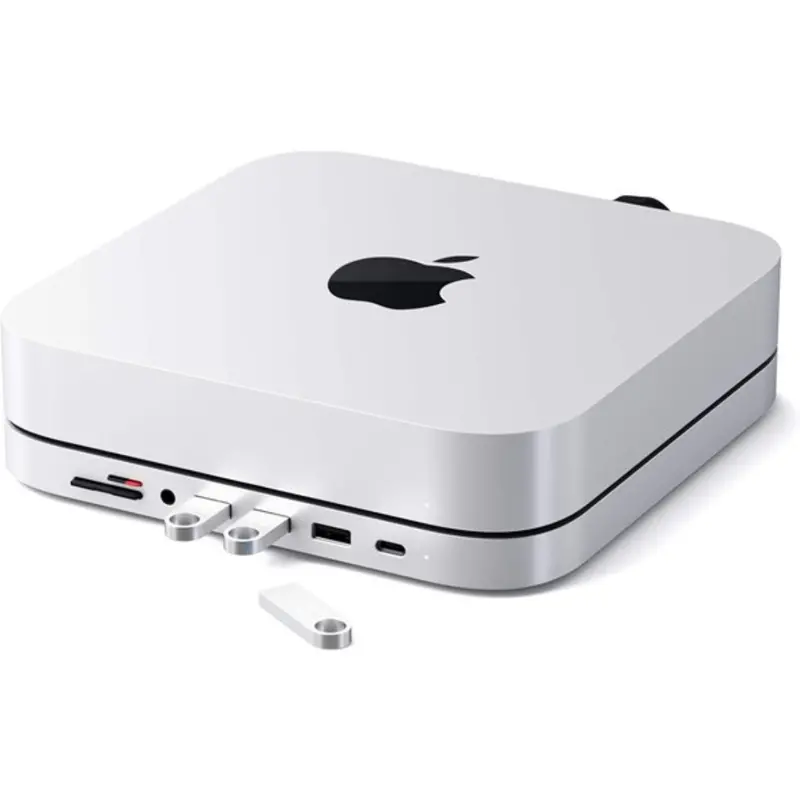Satechi Usb-C Stand & Hub For Mac Mini M2/M1 (2 Colors) 1
