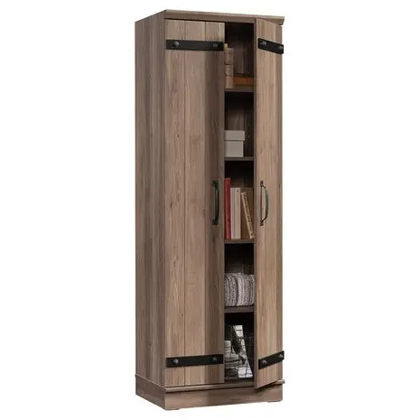 Sauder Homeplus 2-Door Farmhouse Storage Pantry Cabinet 1