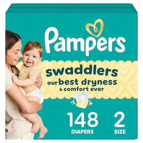 Save Big On Pampers Cruisers, Swaddlers & Baby Dry Diapers! 1
