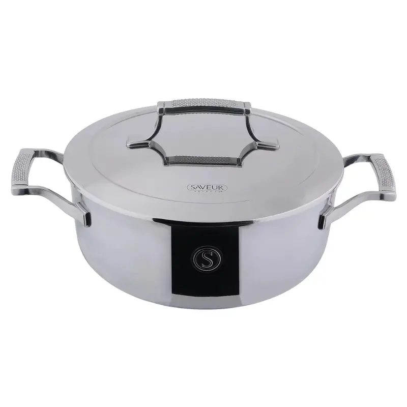 Saveur Selects Voyage Tri-Ply 4 Quart Chef's Pan With Lid + $10 Kohls Cash 1