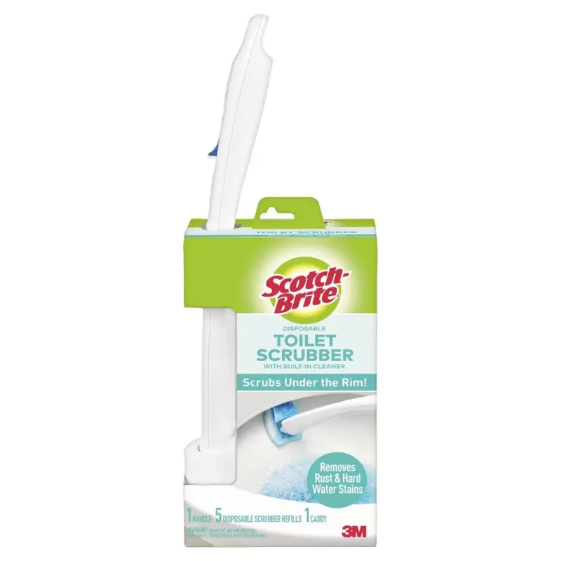 Scotch-Brite Toilet Bowl Scrubber Kit With 5 Refills 1