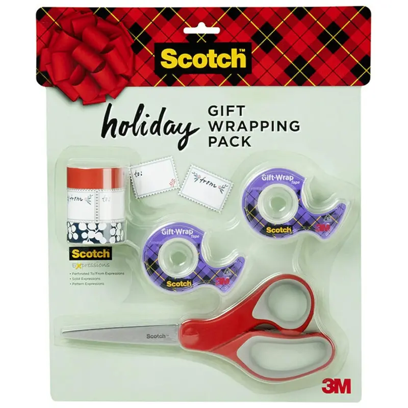 Scotch Holiday Gift Wrapping Kit 1