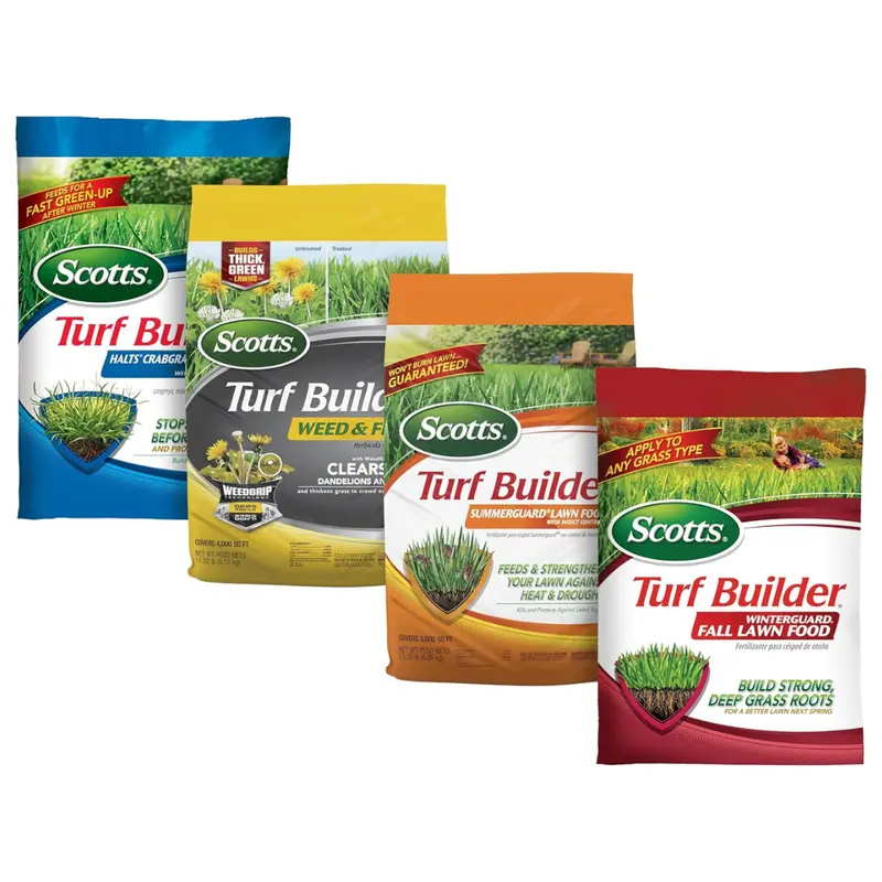 Scotts Turf Builder Seasonal 4-Bag Bundle (Total 49.6 Lb) 1