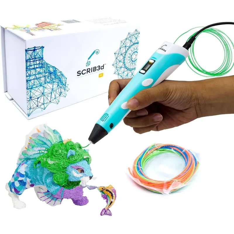 Scrib3d P1 3D Printing Pen With Display & Charger Included 1