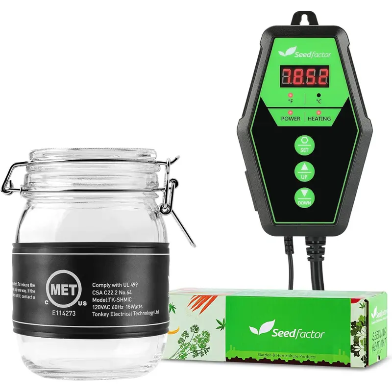Seedfactor Seedling Heat Mat & Digital Thermostat Set 1