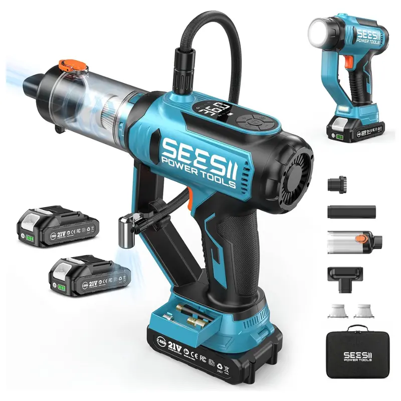 Seesii 3-In-1 150Psi Cordless Tire Inflator With Auto-Shutoff 1