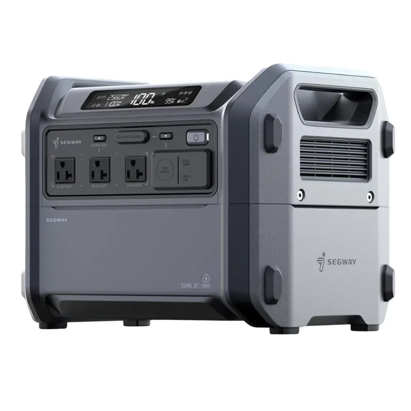 Segway Cube 1000 2200W 1024Wh Lifepo4 Portable Solar Power Station 1