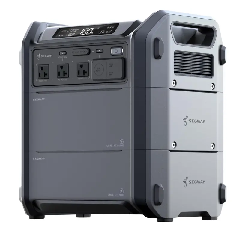 Segway Cube 2000 2048Wh Lifepo4 Portable Power Station W/ 2200W Ac Outlets 1