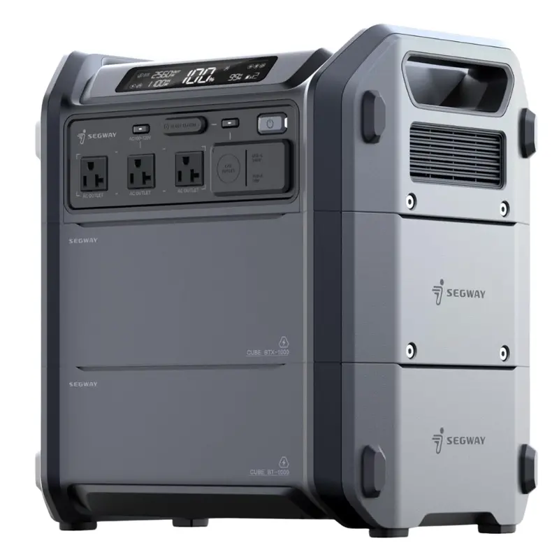 Segway Cube 2000 2048Wh Lifepo4 Portable Power Station W/ 2200W Ac Outlets 1