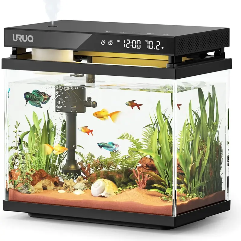 Self-Cleaning 2Gal. Led Aquarium With Humidifier (2-Colors) 1