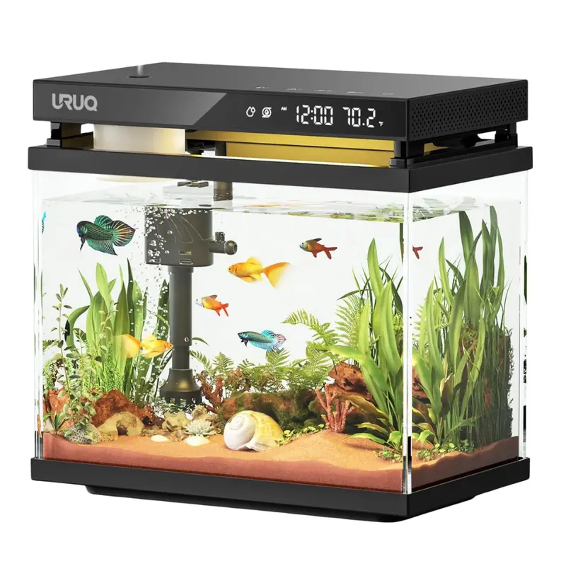 Self-Cleaning 2Gal. Led Aquarium With Humidifier (2-Colors) 1