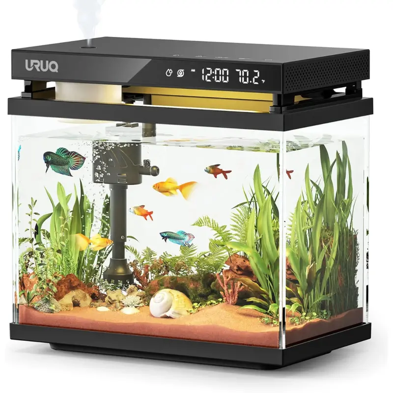 Self-Cleaning 2Gal. Led Aquarium With Humidifier (2-Colors) 1