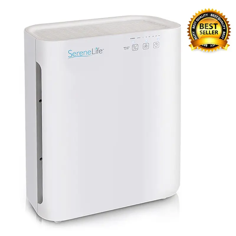 Serenelife Hepa Filter Home Purifier Cleaner W/Uv-C Sanitizer 1