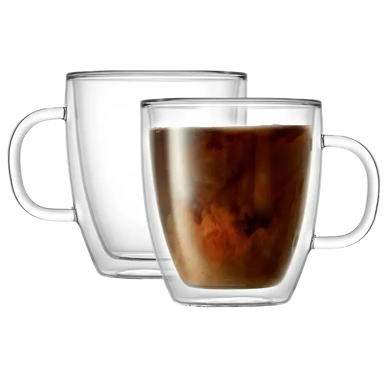 Set Of 2 5.4-Oz Joyjolt Savor Double Wall Insulated Glasses Coffee Mugs 1