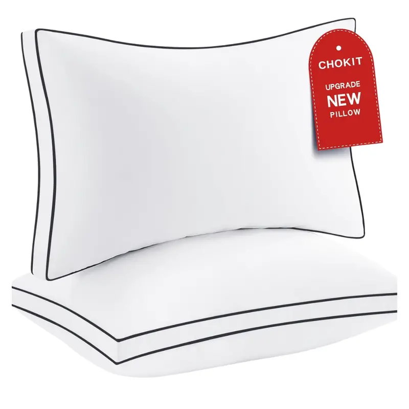 Set Of 2 King Size Premium Soft & Breathable Bed Pillows 1