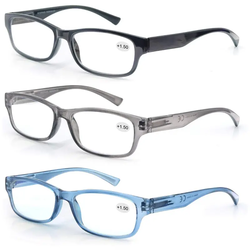 Set Of 3 Mixed Colors Of Reading Glasses 1
