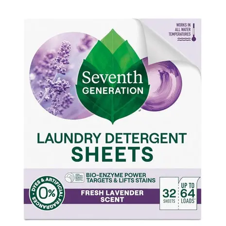 Seventh Generation Laundry Detergent Sheets 1