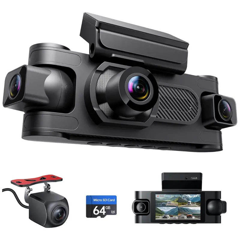 Seventour 4-Channel 1080P Car Dash Camera 1