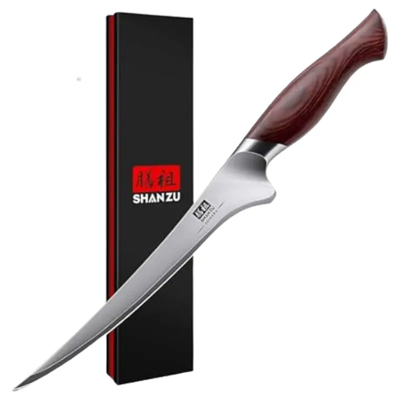 Shan Zu Fillet 7" Razor Sharp Boning Knife 1