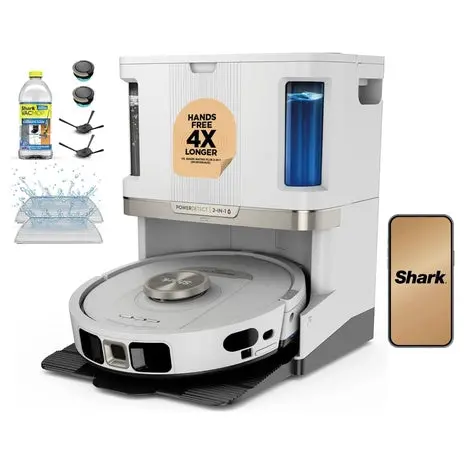 Shark Powerdetect 2-In-1 Robot Vacuum & Mop With Nevertouch Pro Base 1